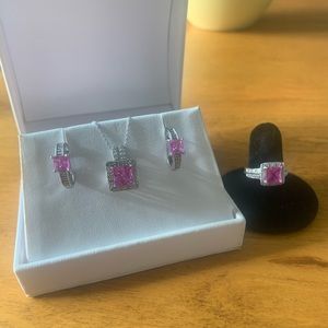 Kay’s Pink Sapphire Set